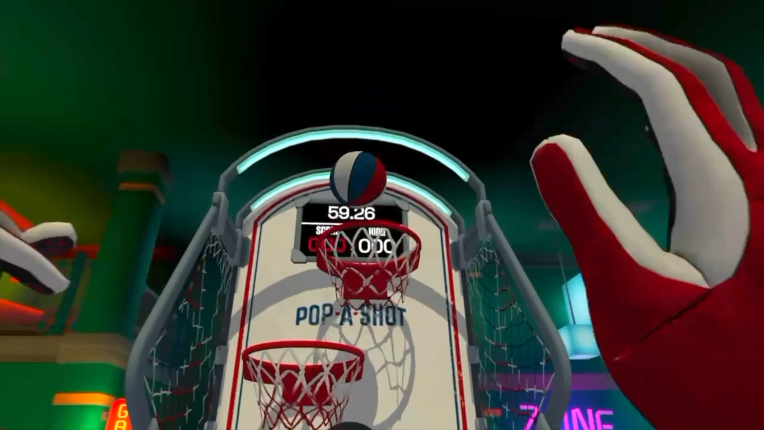 Только «Hoops» забивает бросок на Apple Vision Pro
