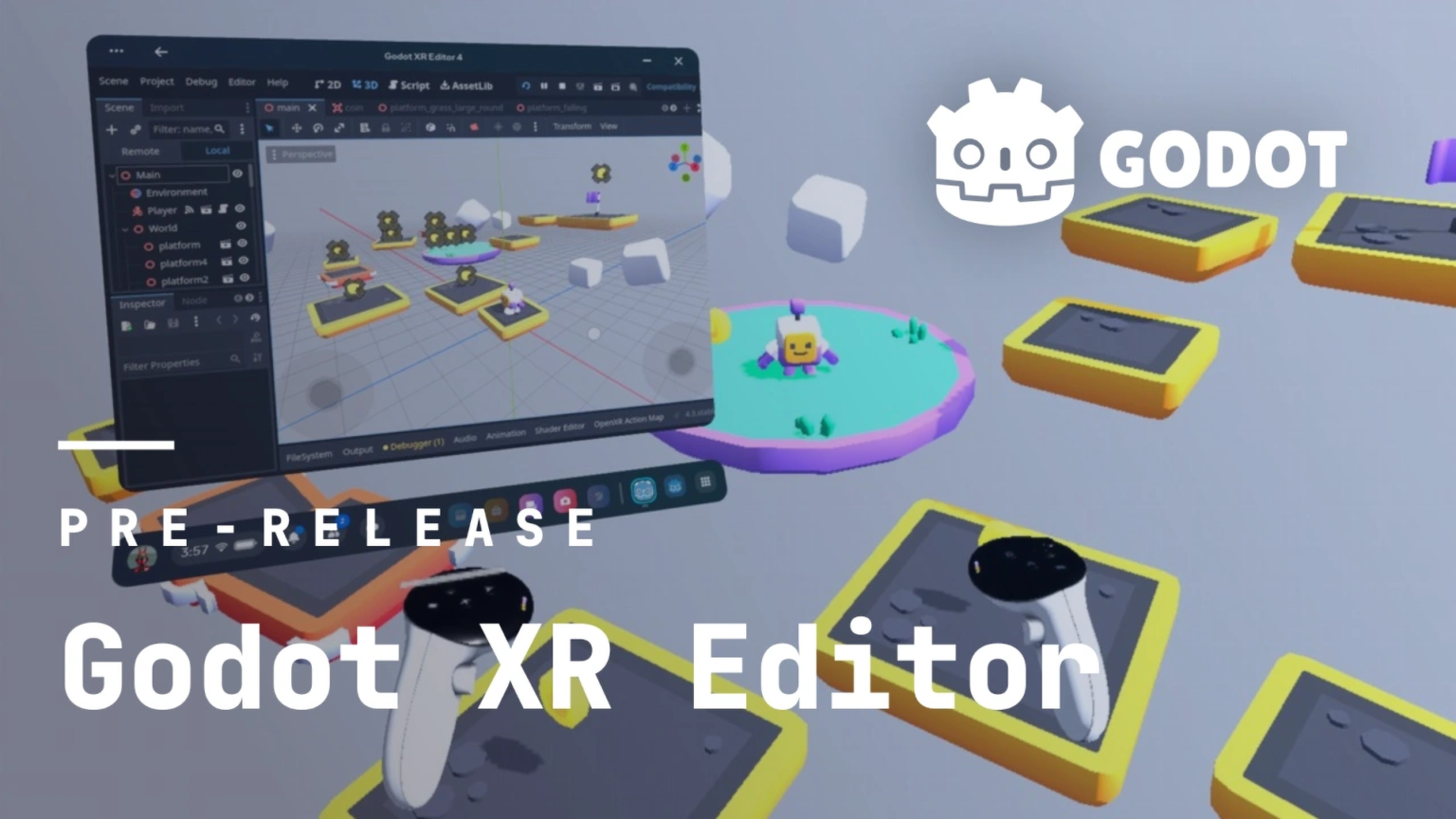 Движок Godot теперь доступен в автономном режиме на шлемах Quest