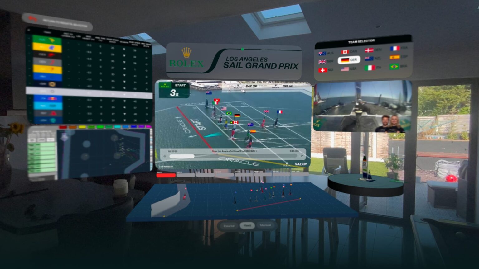 SailGP RaceScape XR приглашает владельцев Apple Vision Pro изучить соревновательные парусные гонки